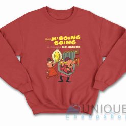 The Gerald McBoing-Boing Show Sweatshirt Color Red