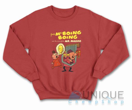 The Gerald McBoing-Boing Show Sweatshirt Color Red