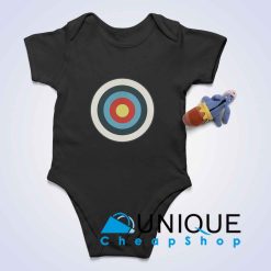 Archery Target Baby Bodysuits
