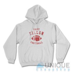 East Dillon Lions Hoodie Color White