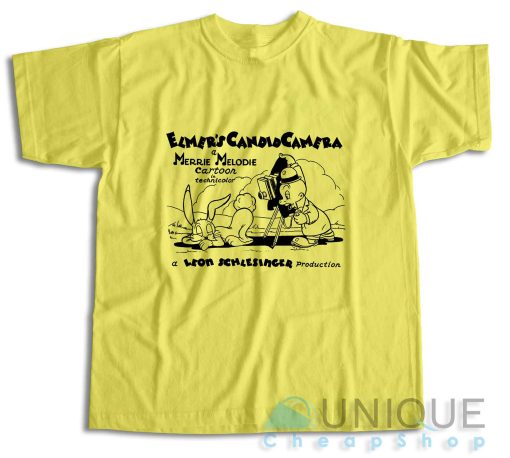 Elmer's Candid Camera T-Shirt Yellow