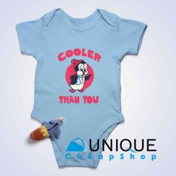 Chilly Willy Cooler Than You Baby Bodysuits Color Light Blue