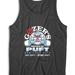 House of Puft Ghostbusters Tank Top Color Black