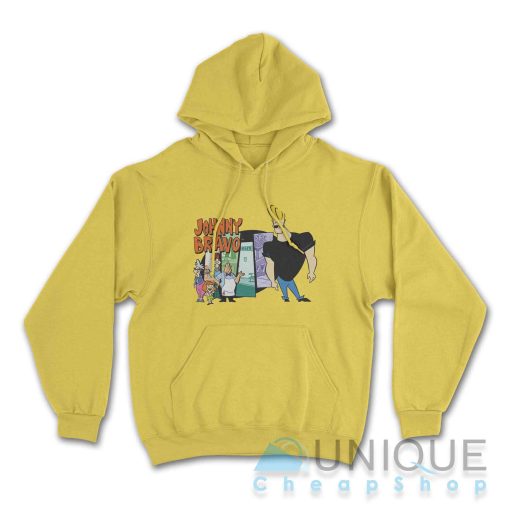 Johnny Bravo And Friends Hoodie Color Yellow