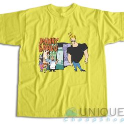 Johnny Bravo And Friends T-Shirt Color Yellow