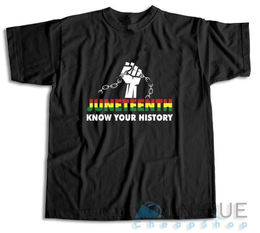 Juneteenth Black History June 19th 1866 T-Shirt