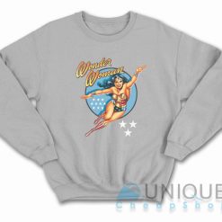 Wonder Woman Sweatshirt Color Grey