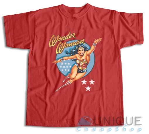 Wonder Woman T-Shirt Color Red