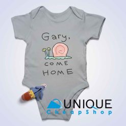 Gary Come Home Baby Bodysuits Color Light Grey