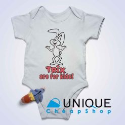 Trix Are For Kids Baby Bodysuits Color White