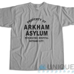 Arkham Asylum T-Shirt Color Light Grey