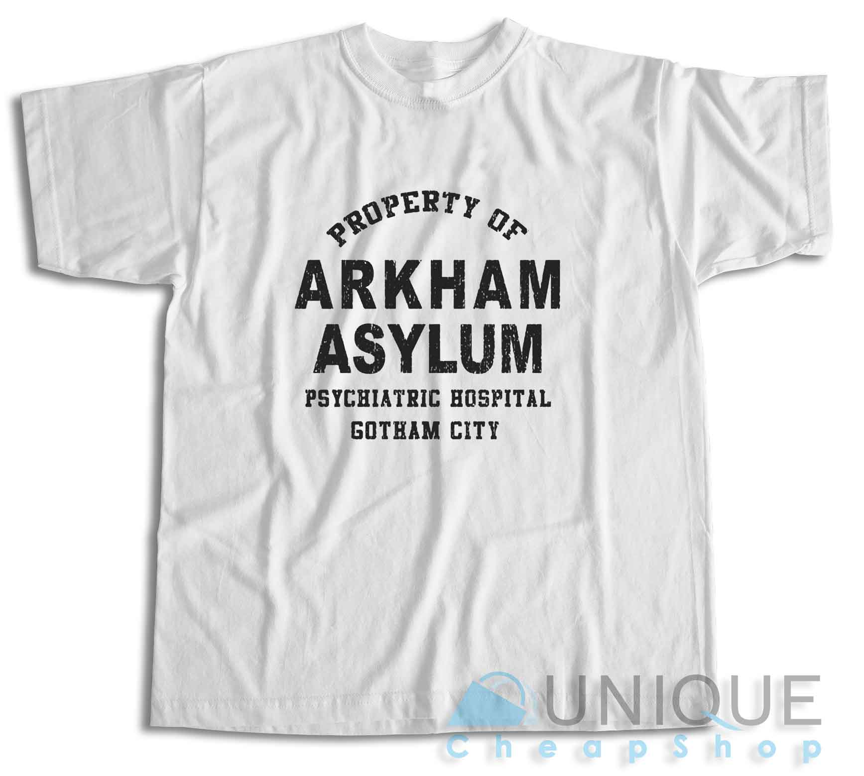 Arkham Asylum T-Shirt Color White