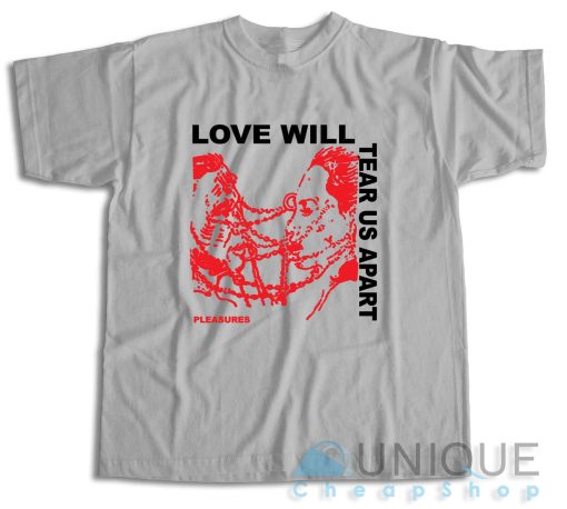 Lil Peep Love Will Tear Us Apart T-Shirt Color Grey