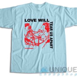 Lil Peep Love Will Tear Us Apart T-Shirt Color Light Blue