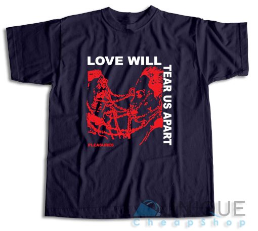 Lil Peep Love Will Tear Us Apart T-Shirt Color Navy