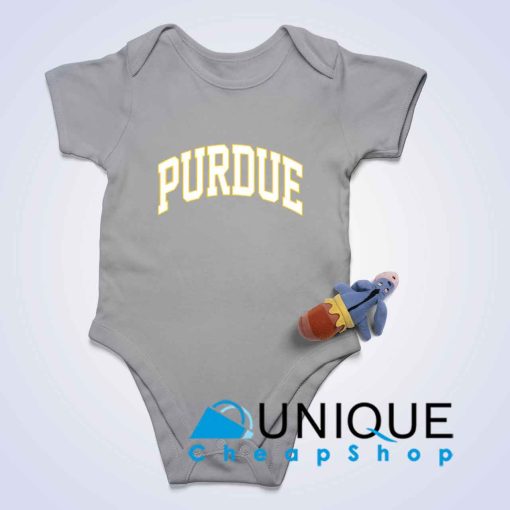 Stranger Things Purdue Baby Bodysuits Color Light Grey