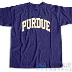Stranger Things Purdue T-Shirt Color Navy