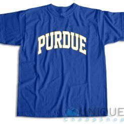 Stranger Things Purdue T-Shirt Color Royal Blue