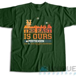Majestic New York Mets 2015 The East Is Ours T-Shirt Color Dark Green
