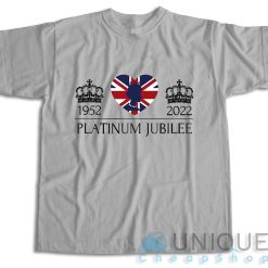Queen Elizabeth's Platinum Jubilee T-Shirt Color Grey