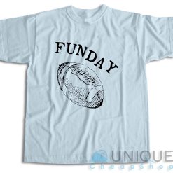 Sunday Funday Football T-Shirt Color Light Blue