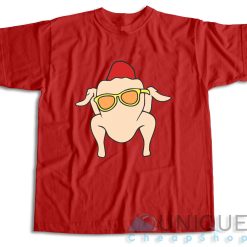Turkey Thanksgiving T-Shirt Color Red