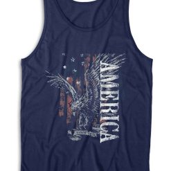America Since 1776 Tank Top Color Navy