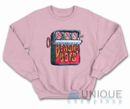 Beastie Boys Sardine Can Sweatshirt Color Pink