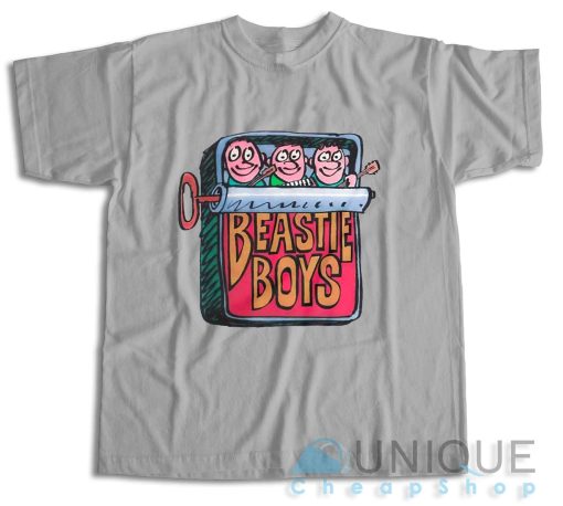 Beastie Boys Sardine Can T-Shirt Color Grey