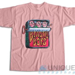 Beastie Boys Sardine Can T-Shirt Color Pink