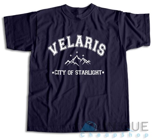 Velaris City of Starlight T-Shirt Color Navy