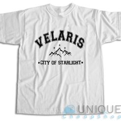 Velaris City of Starlight T-Shirt Color White