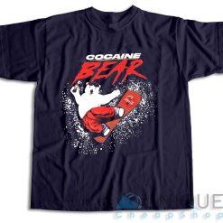 Cocaine Bear Coca Cola T-Shirt Color Navy