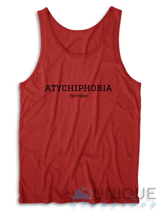 Atychiphobia Fear Of Failure Red