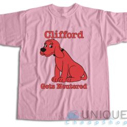 Big Red Dog Gets Neutered T-Shirt Color Light Pink