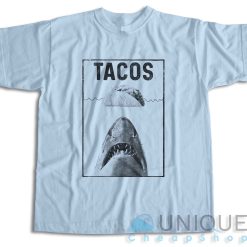 Shark Tacos T-Shirt Color Light Blue
