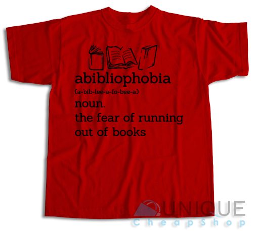 The Fear Of Running Out Of Books Red