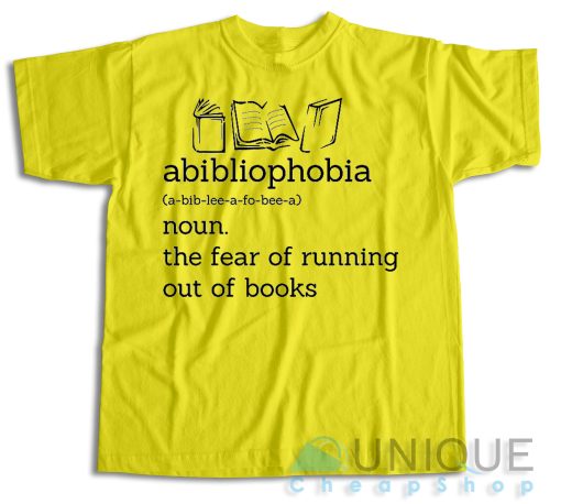 The Fear Of Running Out Of Books Yellow