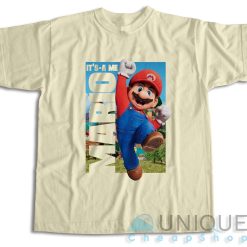Super Mario It's A Me T-Shirt Color Cream
