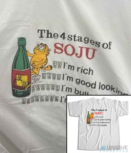 Garfield The 4 Stages Of Soju Soju
