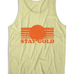 Stay Gold Tank Top Color Cream