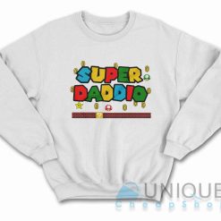 Super Daddio Sweatshirt Color White