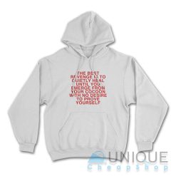 The Best Revenge is to Quietly Heal Hoodie