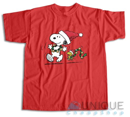 Charlie and the Snoopy Christmas T-Shirt